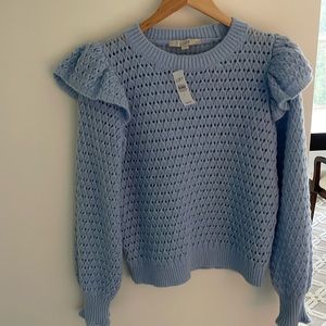 LOFT periwinkle sweater- NWT